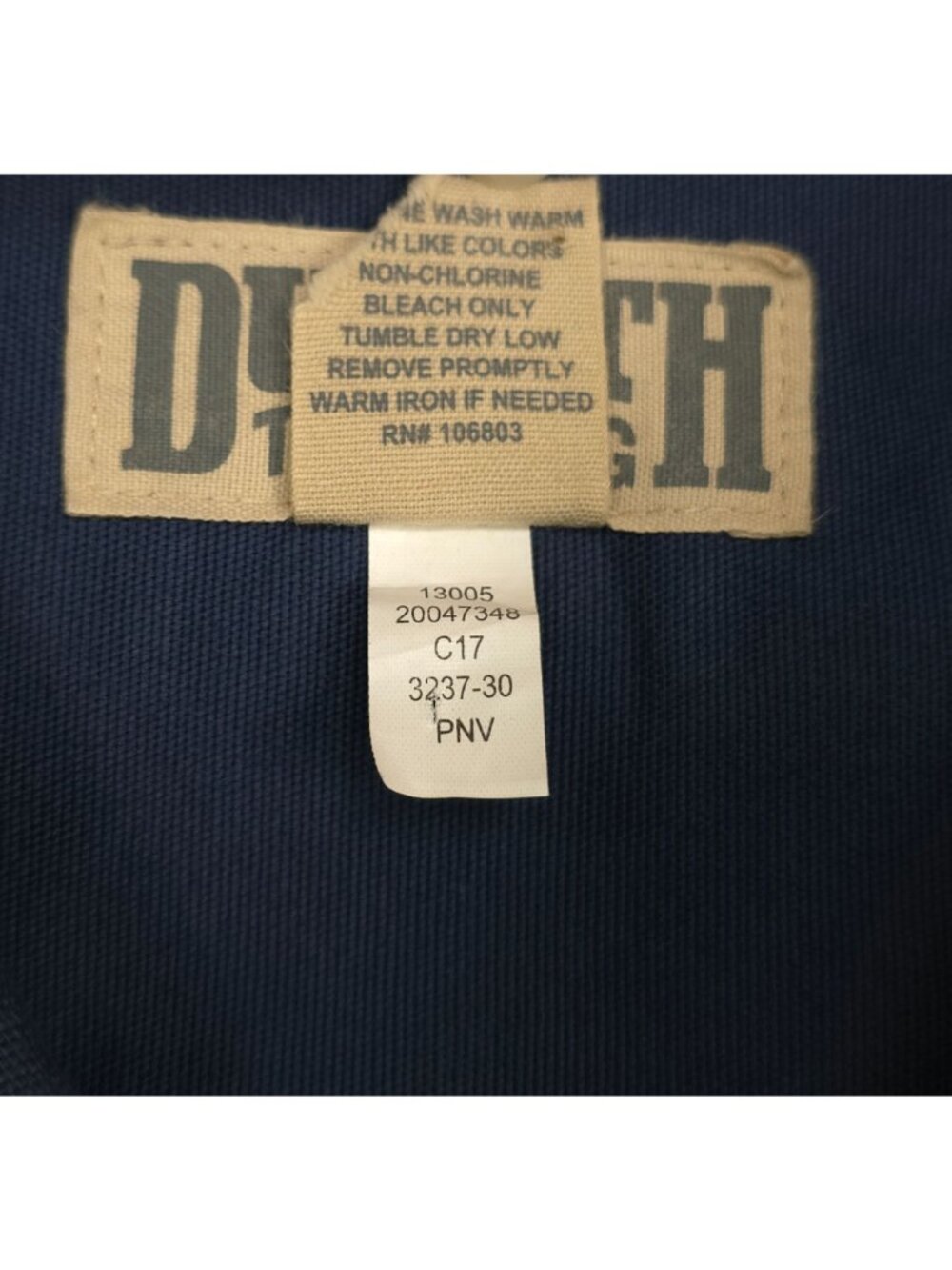 Duluth Trading Co Mens Heavyweight Long Sleeve Button Front Shirt XL Tall Blue - Picture 5 of 8
